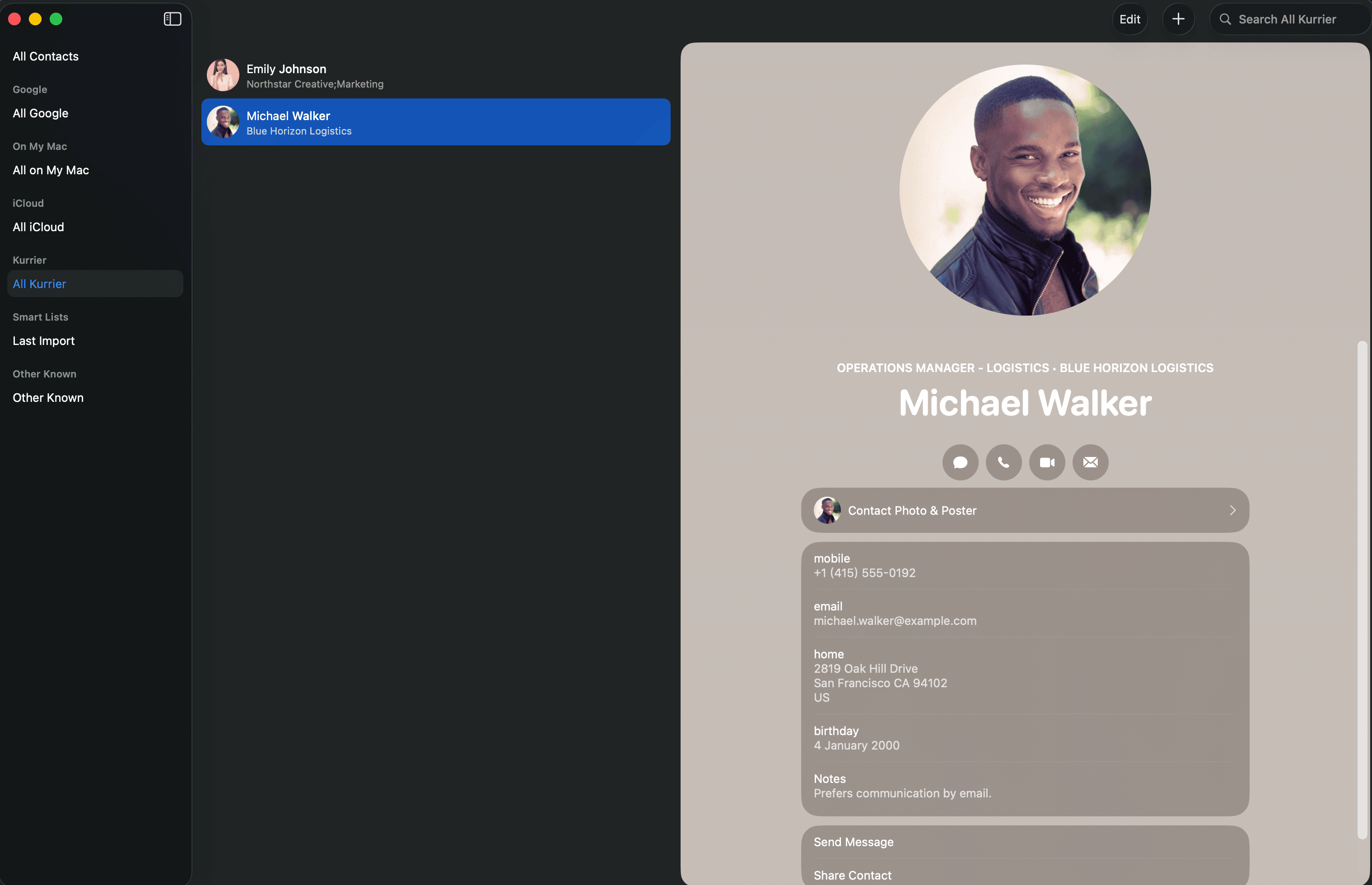 Docs Contact Mac