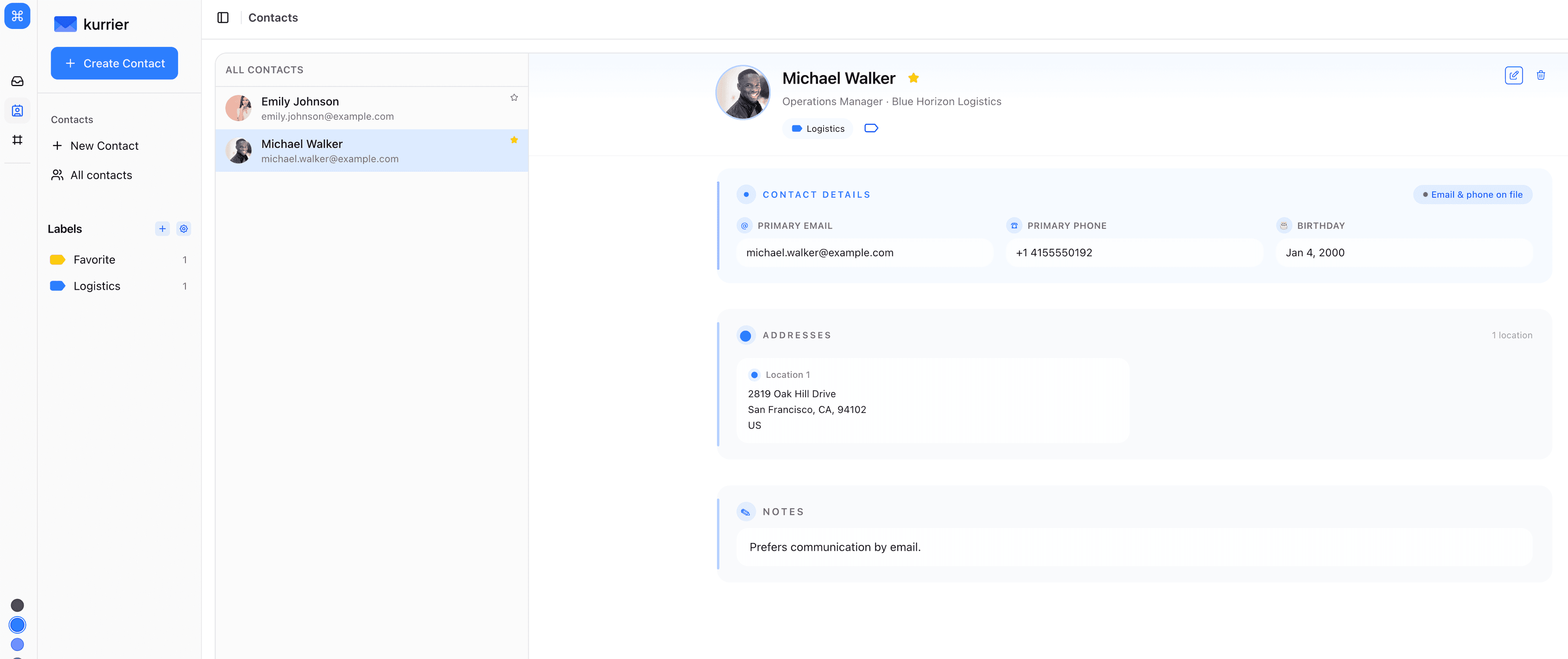 Docs Contact